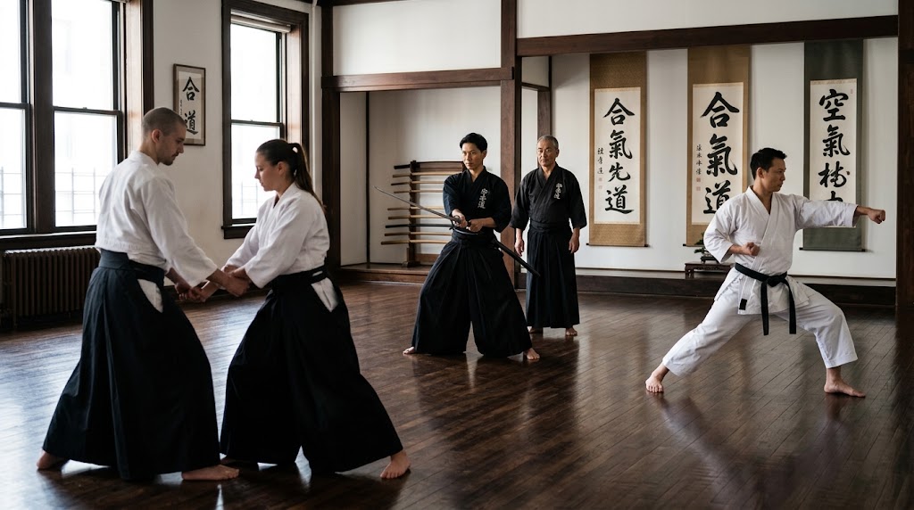 Aikido Iaido and Shotokan martial arts training in New York City